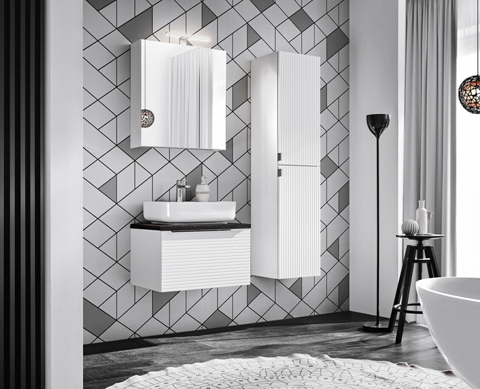 Blat Łazienkowy LEONARDO 60cm Dąb Sherman