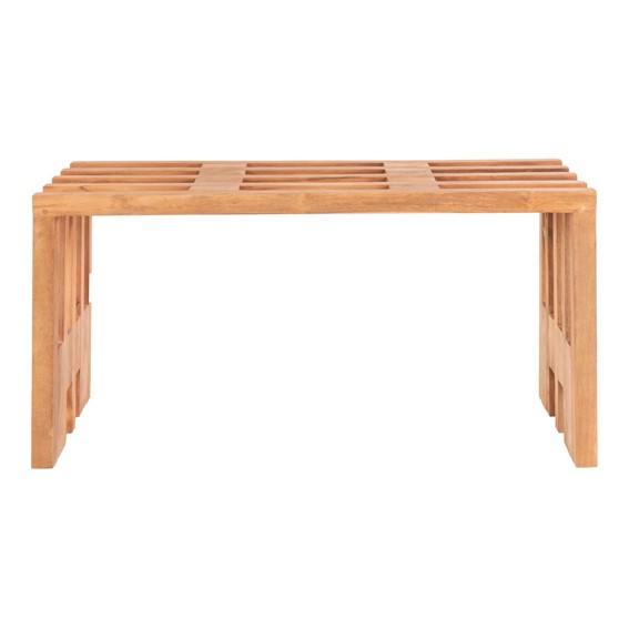 Ławka Drewniana BENIDORM 90cm Naturalny