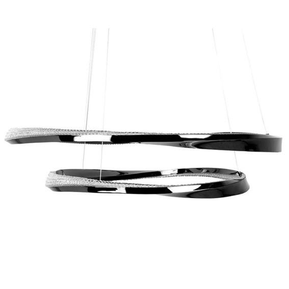 Lampa Wisząca ANILLO 2 Czarny