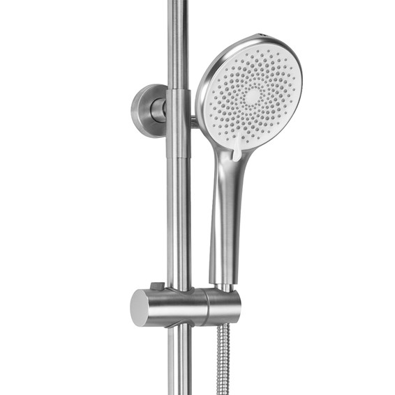 Zestaw Natryskowy FOSS CLIF Nikiel Szczotkowany