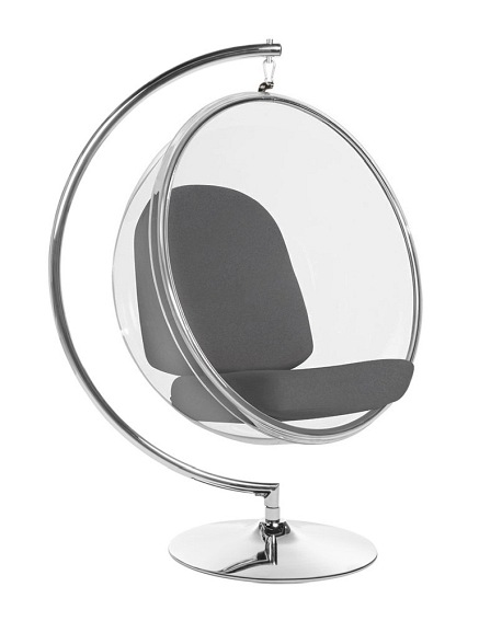 Fotel BUBBLE STAND Poduszka Szara