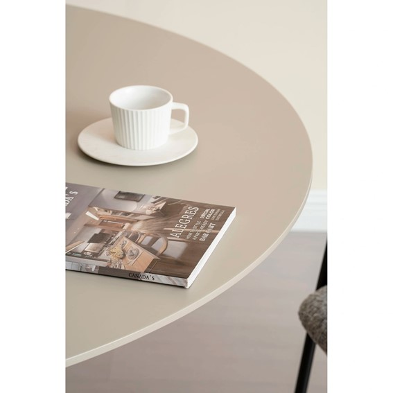 Stół Okrągły RIVA fi120 Beżowy