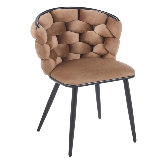 Krzesło Velvet K47-FX (B) Cappuccino