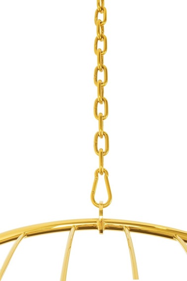 Fotel Wiszący GABBIA Złoty