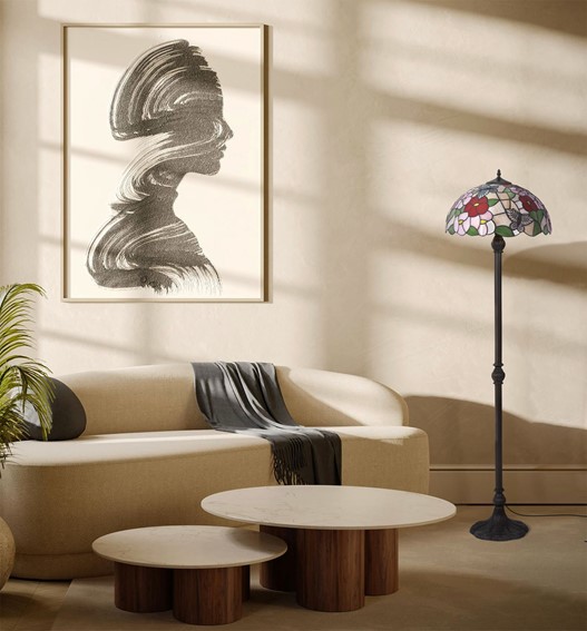 Lampa Podłogowa BUTTERFLY K-F161386 Wielokolorowy