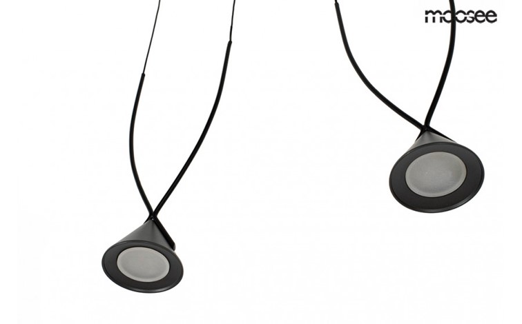 Lampa Wisząca ATLAS 3 Czarny