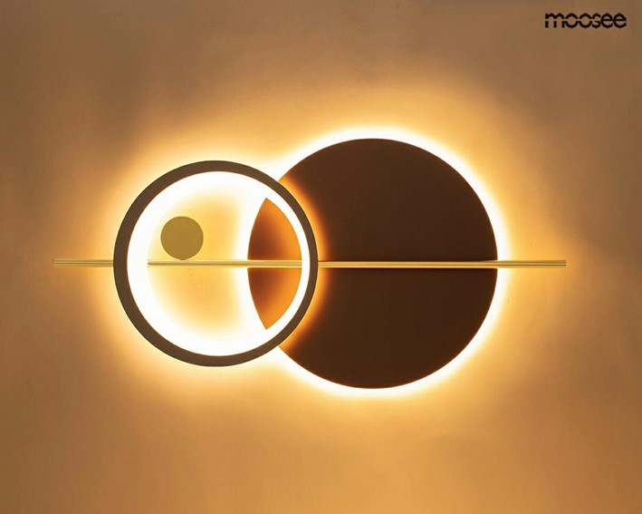 Lampa Ścienna MOONS Złoty