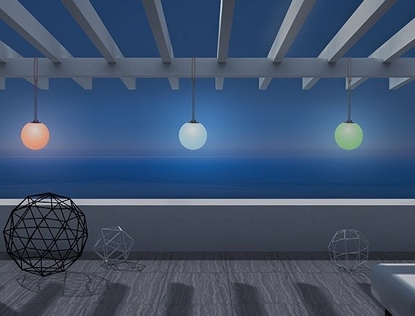 Lampa Wisząca NORAI 25 BATTERY Szary