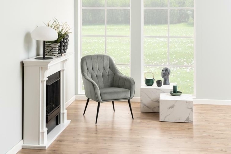 Zestaw 2 Stolików Kawowych DICE Biały