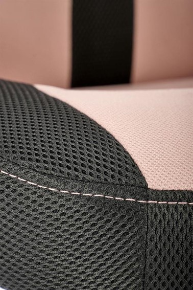 Fotel Gabinetowy BLOOM Czarny/Różowy