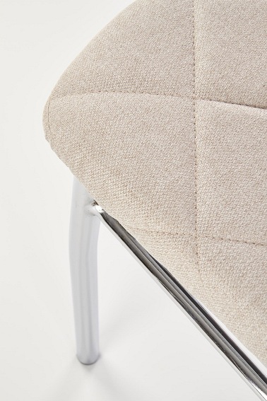 Krzesło K309 Chrom/Jasny Beżowy