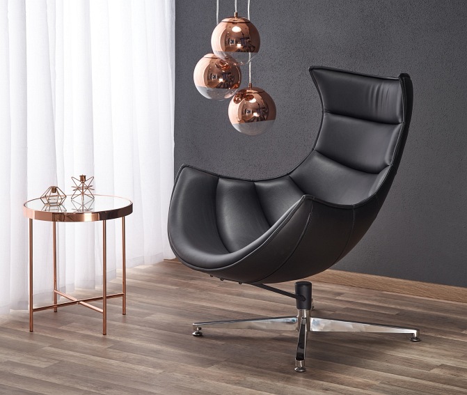 Fotel Wypoczynkowy LUXOR Czarny