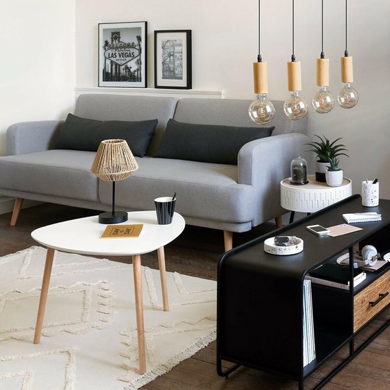 Stolik MILEO M 60x60cm Biały