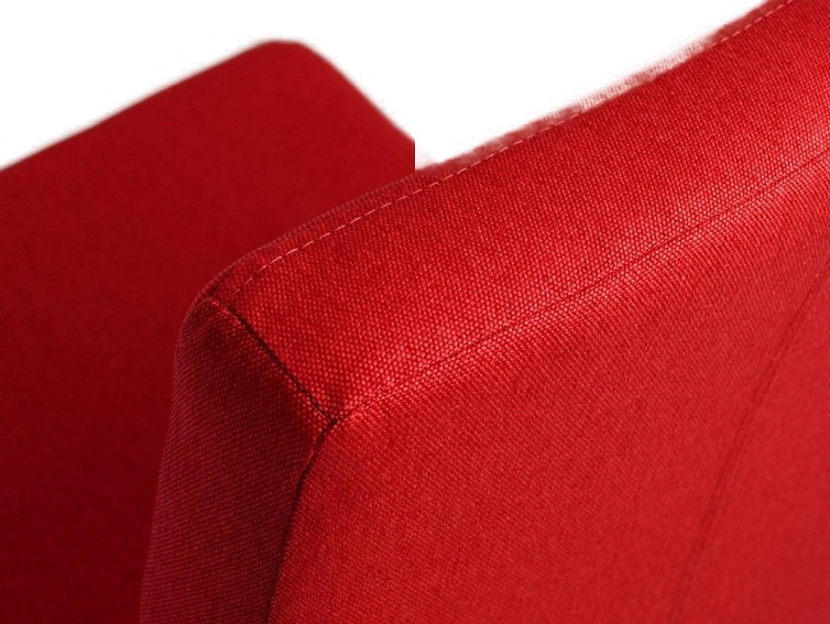 Krzesło Wilton Chair 45x51x85 Krwista Czerwień/Naturalny