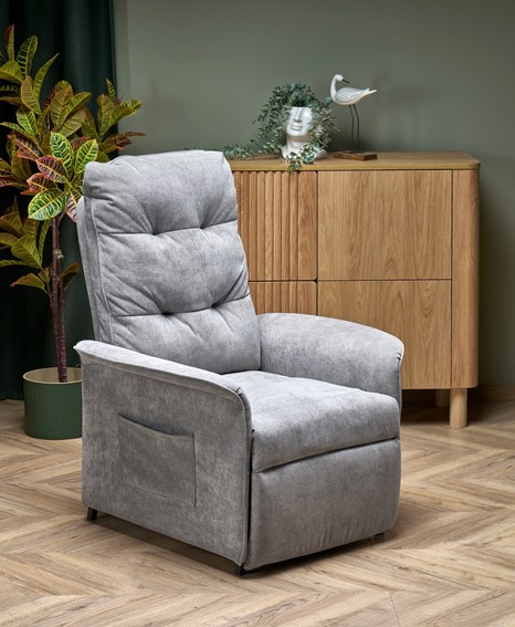 Fotel Wypoczynkowy NAXOS Popielaty