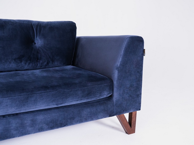 Sofa Rozkładana 3 os. Willy 230x97x68 Aronia/Orzech