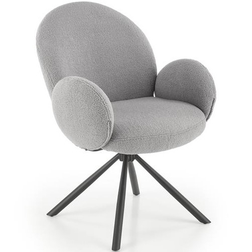 Krzesło K498 Czarny/Popielaty