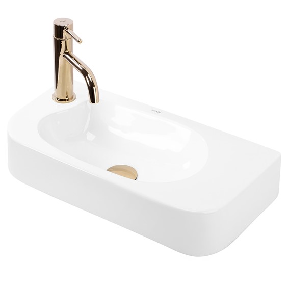 Umywalka Nablatowa/Ścienna ODETTA Biały