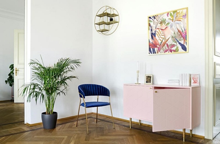 Krzesło MARGO Ciemny Niebieski