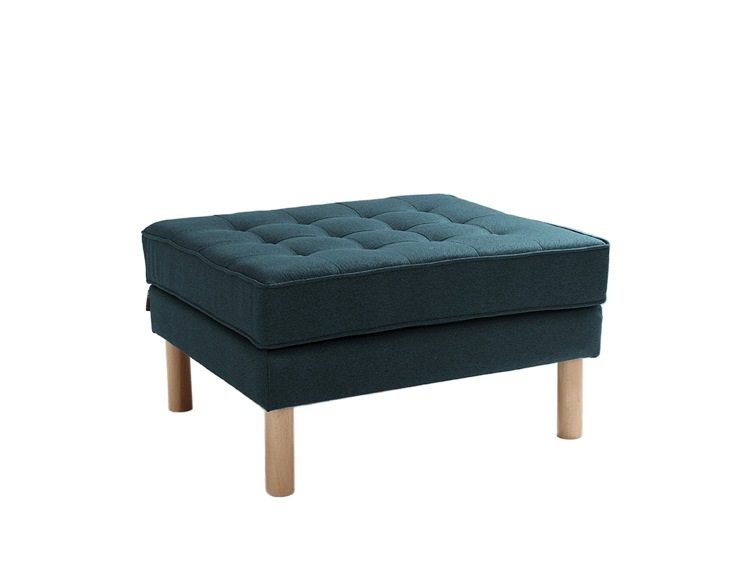 Puf Topic Wood 45x75x65 Głębia Oceanu/Naturalny