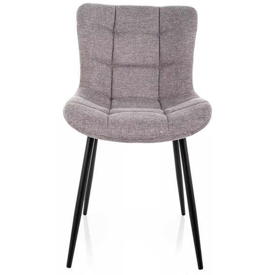 Krzesło JULIA Brego Szary/Czarny Mat
