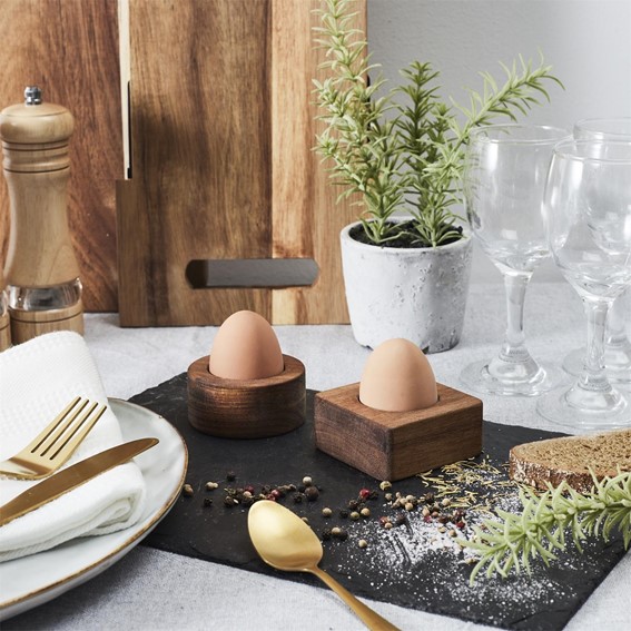 Podstawka na Jajko Akacja Kwadrat