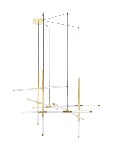 Lampa Wisząca MIKADO M Złoty