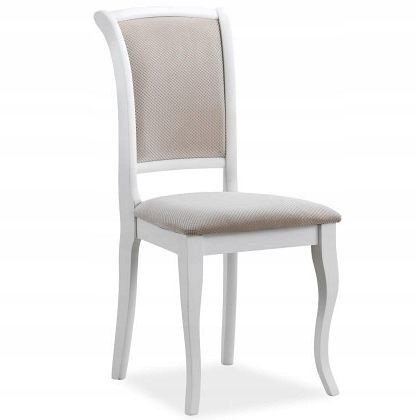 Krzesło MN-SC Biały/Beżowy Wzór Tap.132