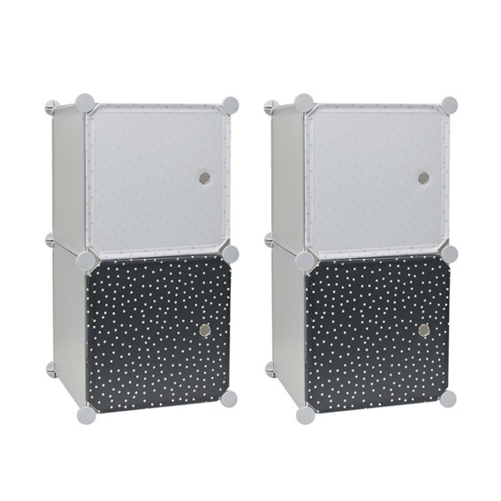 Modularny Regał CUBES 2 Do Pokoju Dziecka Szary