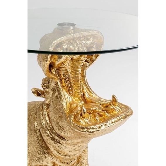 Stolik HIPPO Fi48cm Złoty