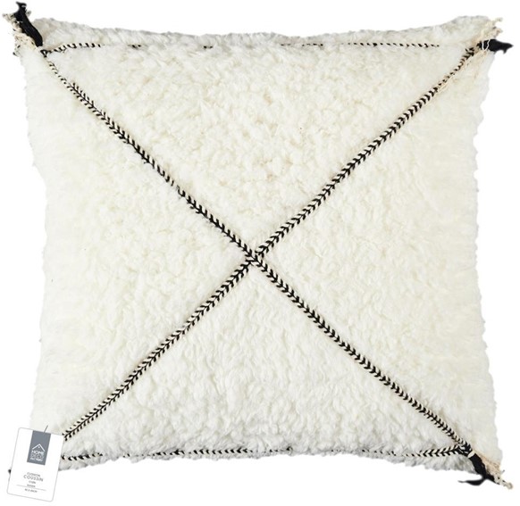 Poduszka SHERPA Biały Z Czarnym Wzorem