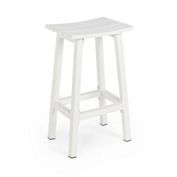 Krzesło Barowe Ogrodowe SKIPPER 71 Biały