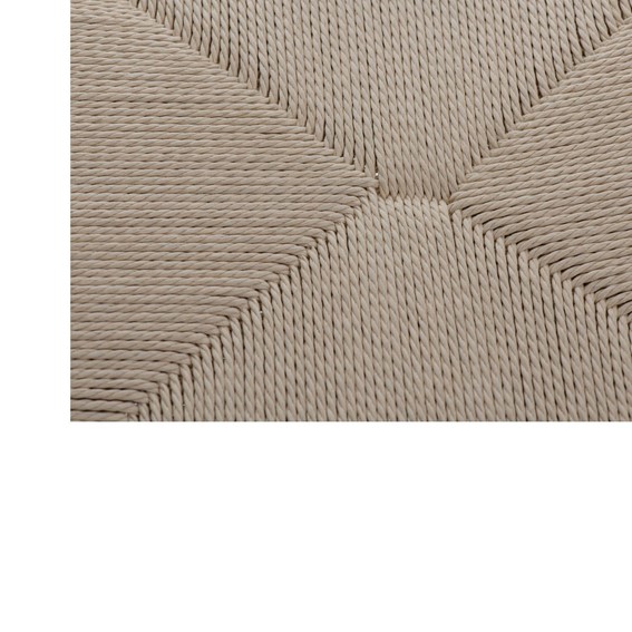 Krzesło WICKER Naturalne Inspirowany Wishbone Biały