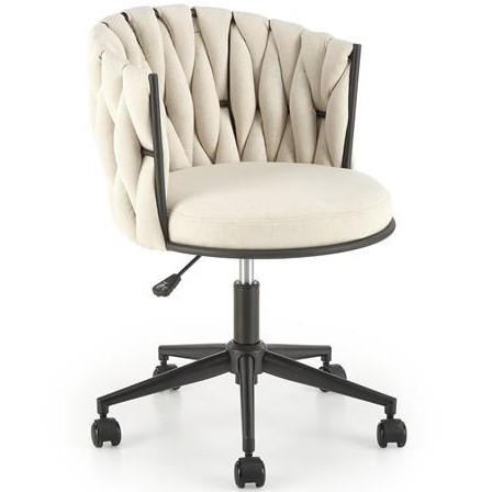 Fotel Obrotowy TALON Czarny/Beżowy