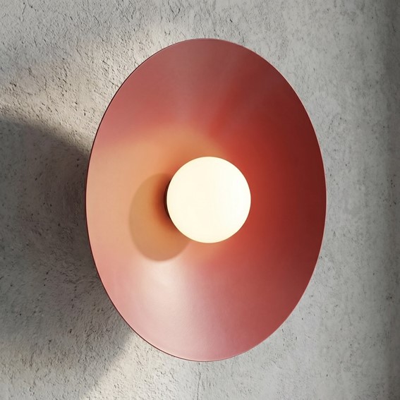 Kinkiet MONO K1L Burgundowy/Opal
