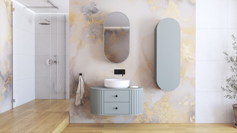 Szafka lustrzana VENEZIA 1D Fjord