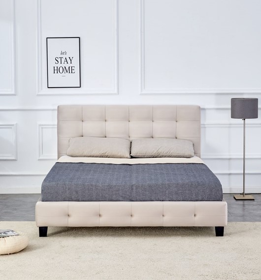 Łóżko Tapicerowane LT4-FX 160x200 Beżowy