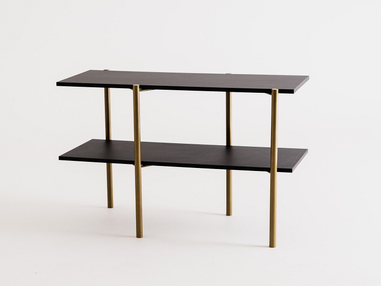 Konsola RAVE BASIC 110x45 Czarny/Złoty