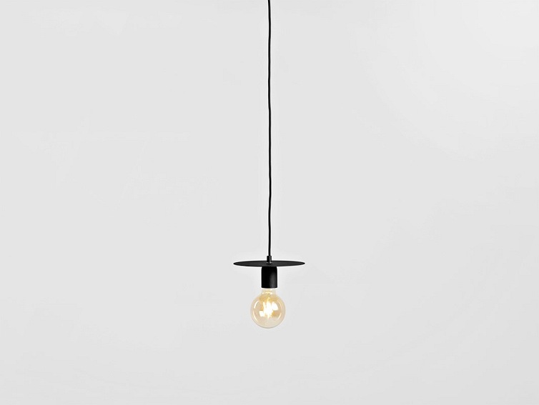 Lampa wisząca SKIVA M – czarny