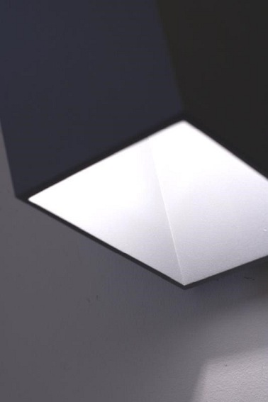 Kinkiet Rubik krótki popiel