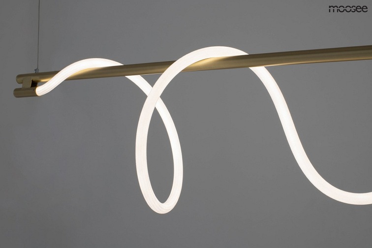 Lampa Wisząca SERPIENTE 120 Złoty