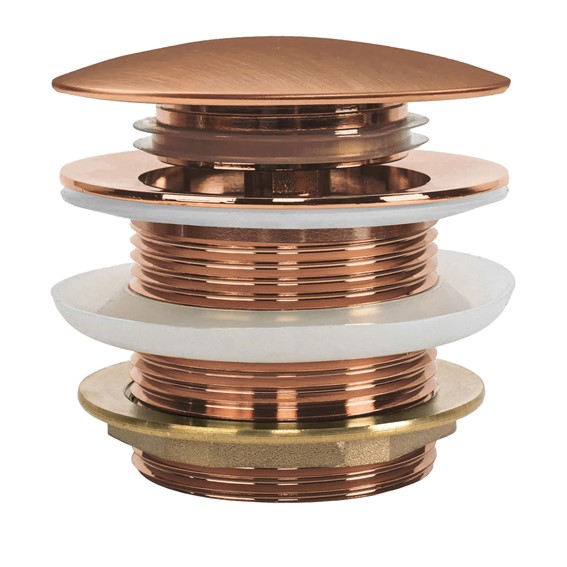 Korek Do Wanny Uniwersalny Miedź Szczotkowana