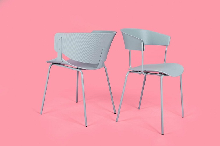 Krzesło Garret 56x50x75 Jasnoszary