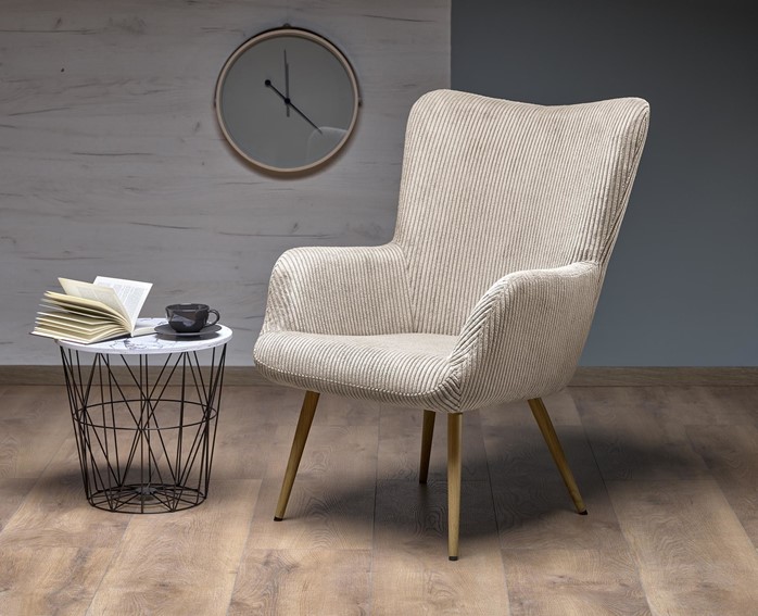 Fotel Wypoczynkowy AMARO Kremowy