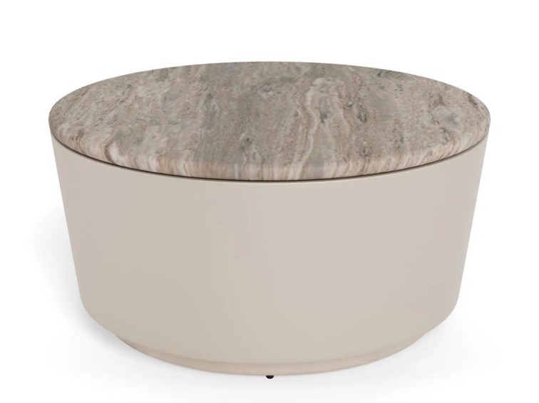 Stolik CANGAS fi80 Marmur/Szary