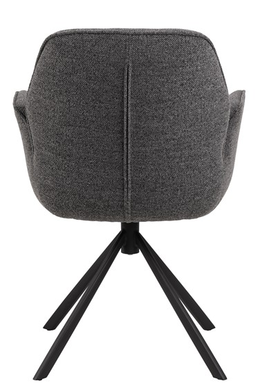 Krzesło Obrotowe z Podłokietnikami AURA Monza Antracytowy