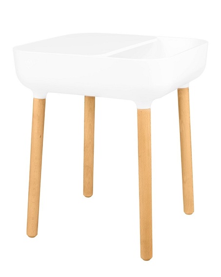 Stolik Bower 38x47 Biały