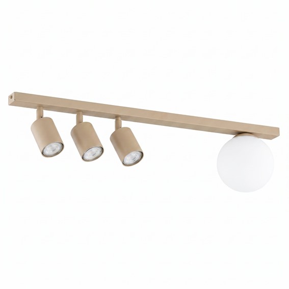 Lampa Sufitowa BASTER 4 Beżowy/Opal