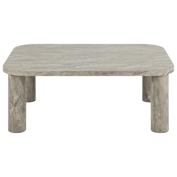 Stolik SOLANO 100x75 Szary/Marmur