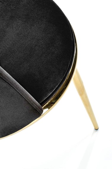 Krzesło K460 Złoty/Czarny